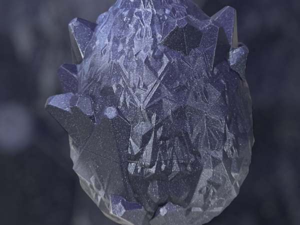 Purple Sparkle Dragon Egg